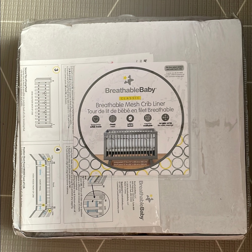 BreathableBaby Mesh Crib Liner